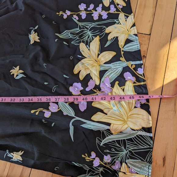 Floral maxi shorts sleeves dress - Picture 2 of 11